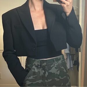 Zara Cropped Blazer Limited Edition